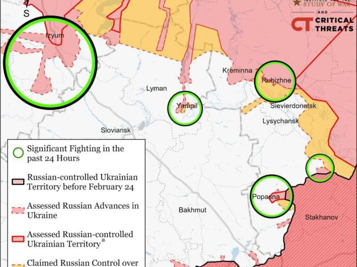 Situazione al confine con Luhansk