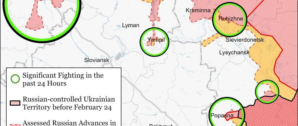 Situazione al confine con Luhansk