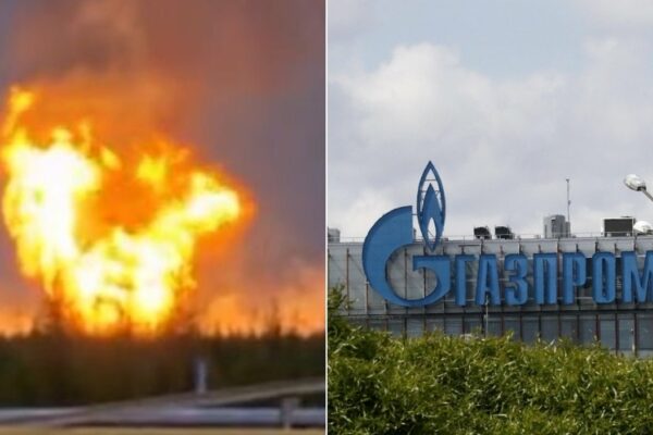 Incendio impianto Gazprom