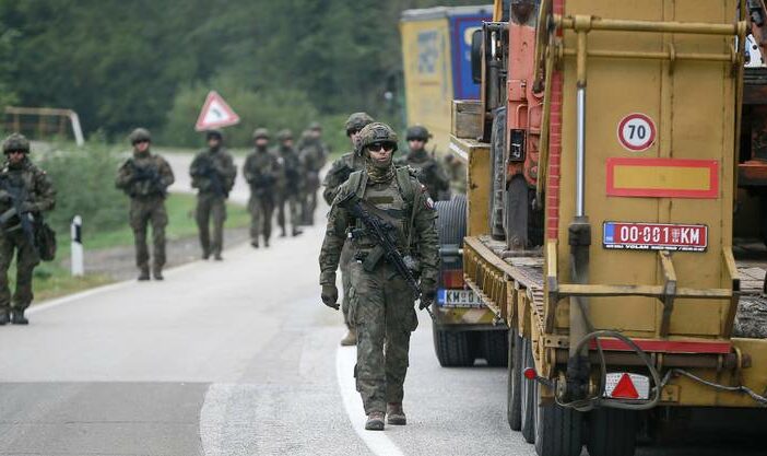 I soldati della KFOR non hanno dovuto intervernire alla frontiera tra Kosovo e Serbia